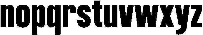 IT Kroxen Black otf (900) Font LOWERCASE
