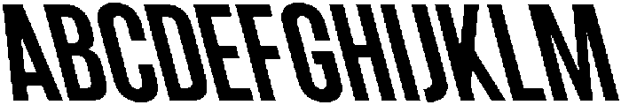 IT Kroxen Bold Left otf (700) Font UPPERCASE