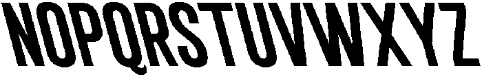 IT Kroxen Bold Left otf (700) Font UPPERCASE