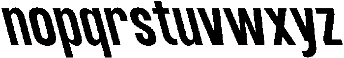 IT Kroxen Bold Left otf (700) Font LOWERCASE