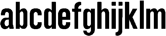 IT Kroxen Bold otf (700) Font LOWERCASE
