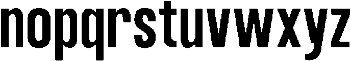 IT Kroxen Bold otf (700) Font LOWERCASE