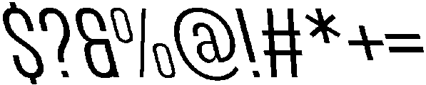 IT Kroxen Left otf (400) Font OTHER CHARS