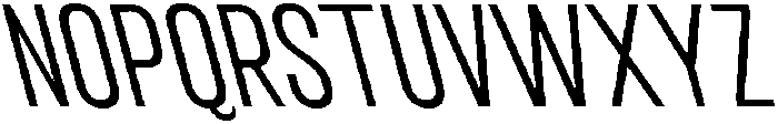 IT Kroxen Left otf (400) Font UPPERCASE