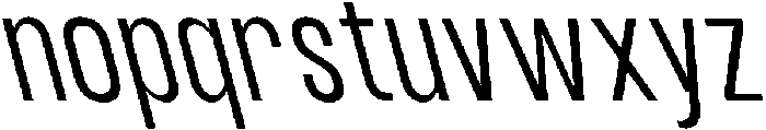 IT Kroxen Left otf (400) Font LOWERCASE
