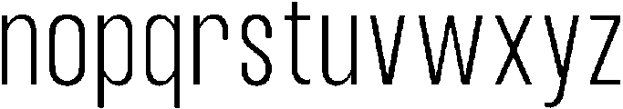 IT Kroxen Light otf (300) Font LOWERCASE