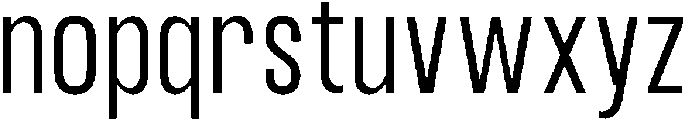 IT Kroxen Regular otf (400) Font LOWERCASE