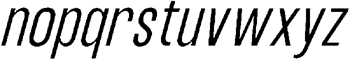 IT Kroxen Right otf (400) Font LOWERCASE