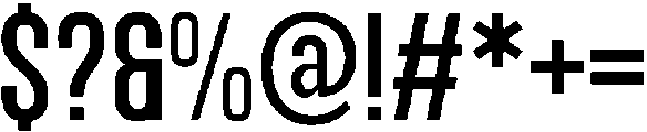 IT Kroxen Semi Bold otf (600) Font OTHER CHARS