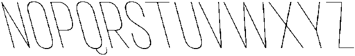 IT Kroxen Thin Left otf (100) Font UPPERCASE