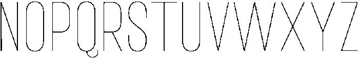 IT Kroxen Thin otf (100) Font UPPERCASE