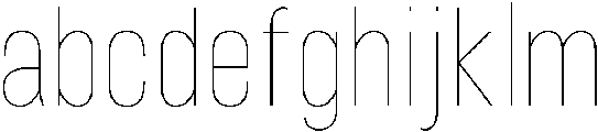 IT Kroxen Thin otf (100) FONT