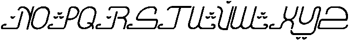 IT Lahjatul Badiyah Italic otf (400) Font UPPERCASE