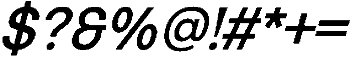 IT Looporia Italic otf (400) Font OTHER CHARS