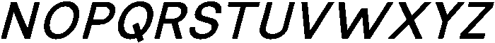 IT Looporia Italic otf (400) Font UPPERCASE