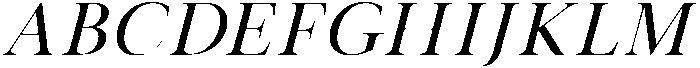 IT Lunareth Italic otf (400) Font UPPERCASE