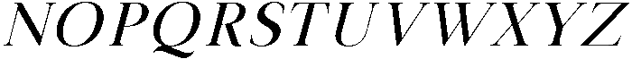 IT Lunareth Italic otf (400) Font UPPERCASE
