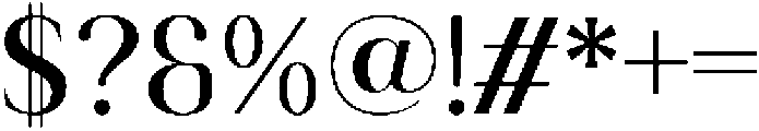 IT Lunareth Regular otf (400) Font OTHER CHARS