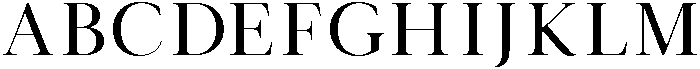 IT Lunareth Regular otf (400) Font UPPERCASE