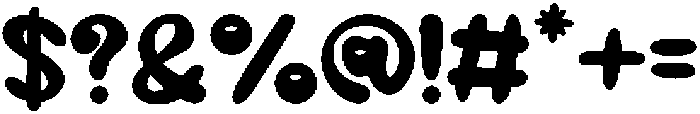 IT MUFFOLIA Regular otf (400) Font OTHER CHARS