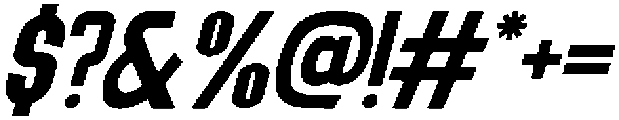 IT Malstryne Italic otf (400) Font OTHER CHARS