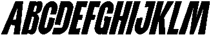 IT Malstryne Italic otf (400) Font UPPERCASE