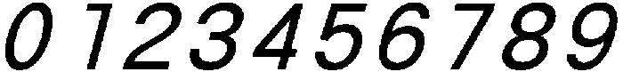 IT Monelix Italic otf (400) Font OTHER CHARS