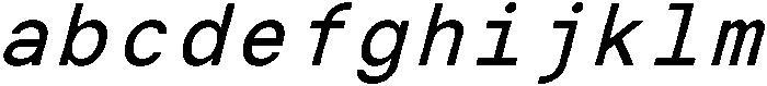 IT Monelix Italic otf (400) FONT