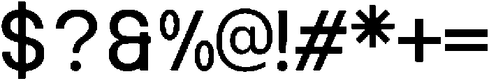 IT Monelix Regular otf (400) Font OTHER CHARS