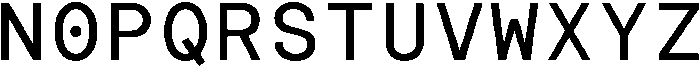 IT Monelix Regular otf (400) Font UPPERCASE