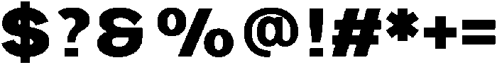 IT Monetic Bold otf (700) Font OTHER CHARS