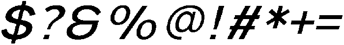 IT Monetic Italic otf (400) Font OTHER CHARS