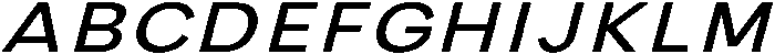 IT Monetic Italic otf (400) Font UPPERCASE