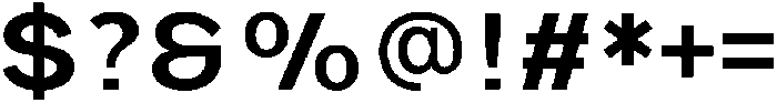 IT Monetic Medium otf (500) Font OTHER CHARS