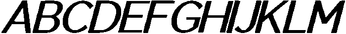 IT Mutualhe Bold Italic otf (700) Font UPPERCASE