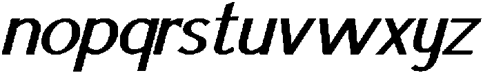 IT Mutualhe Bold Italic otf (700) Font LOWERCASE
