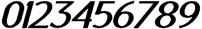 IT Mutualhe Extra Bold Italic otf (700) Font OTHER CHARS