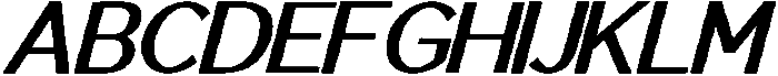 IT Mutualhe Extra Bold Italic otf (700) Font UPPERCASE