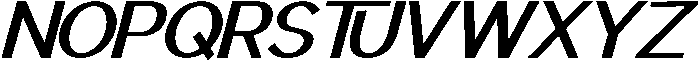 IT Mutualhe Extra Bold Italic otf (700) Font UPPERCASE