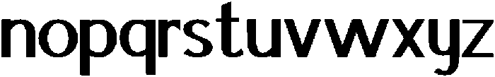 IT Mutualhe Extra Bold otf (700) Font LOWERCASE