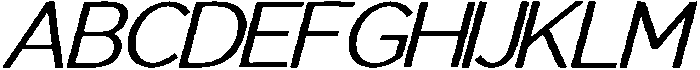 IT Mutualhe Italic otf (400) Font UPPERCASE