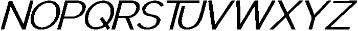 IT Mutualhe Italic otf (400) Font UPPERCASE