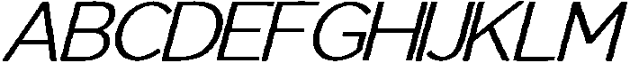 IT Mutualhe Light Italic otf (300) Font UPPERCASE