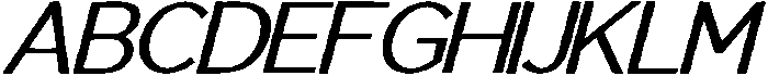 IT Mutualhe Medium Italic otf (500) Font UPPERCASE