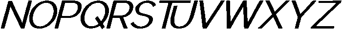 IT Mutualhe Medium Italic otf (500) Font UPPERCASE