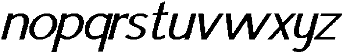 IT Mutualhe Medium Italic otf (500) Font LOWERCASE
