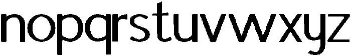 IT Mutualhe Medium otf (500) Font LOWERCASE