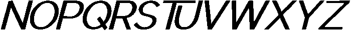 IT Mutualhe Semi Bold Italic otf (600) Font UPPERCASE