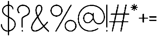 IT Mutualhe Thin otf (100) Font OTHER CHARS