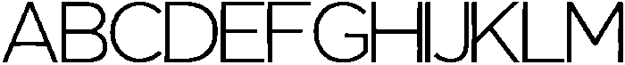 IT Mutualhe Thin otf (100) Font UPPERCASE